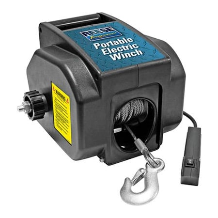 Cequent Consumer Products Reese Towpower Portable Electric Winch, 2,000 lbs. - 7033600 7033600